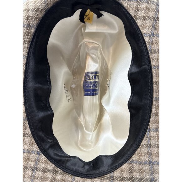 VINTAGE Pendleton Fedora Bucket Hat Tweed 100% Virgin Wool Men's - Picture 4 of 7